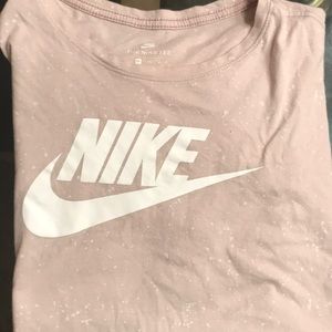 Pink nike shirt